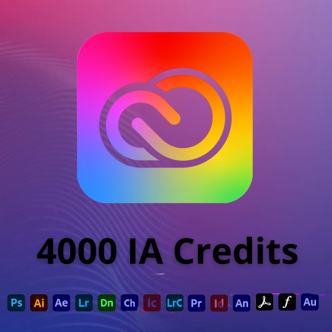 Adobe Creative Cloud | 4000 кредитов IA | Все приложени