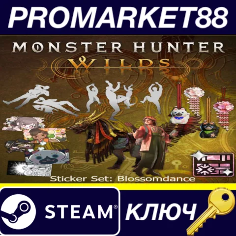 Monster Hunter Wilds - Sticker Set: Blossomdance DLC St