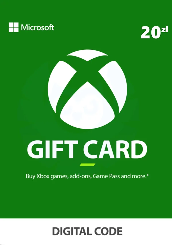 XBOX Live Gift Card 20 PLN (PL) (Microsoft Store/PL)