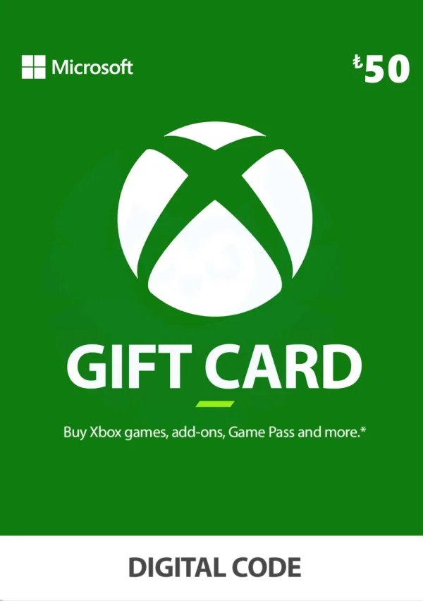 XBOX Live Gift Card 50 TRY (Turkey) (Microsoft Store/TR