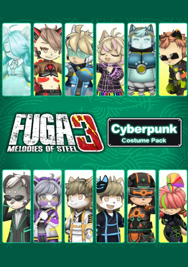 Fuga: Melodies of Steel 3 - Cyberpunk Costume Pack (Ste