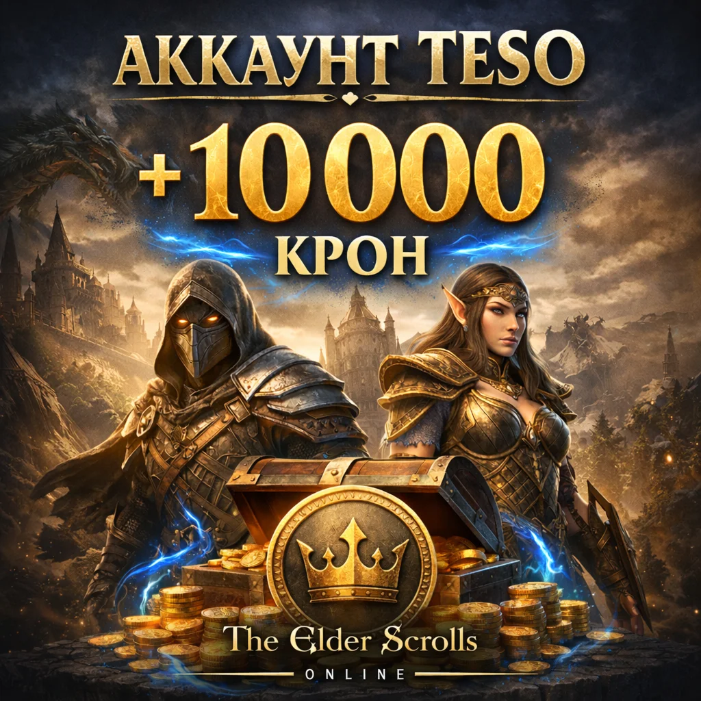  Аккаунт The Elder Scrolls Online (TESO)+10 400 крон