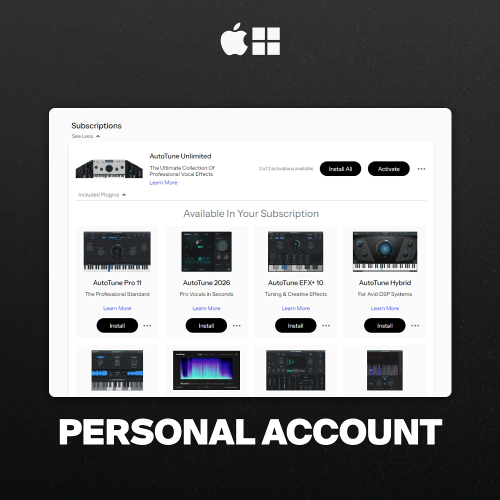 Auto-tune Unlimited [3 MONTHS] | 20+ VST-Plugins