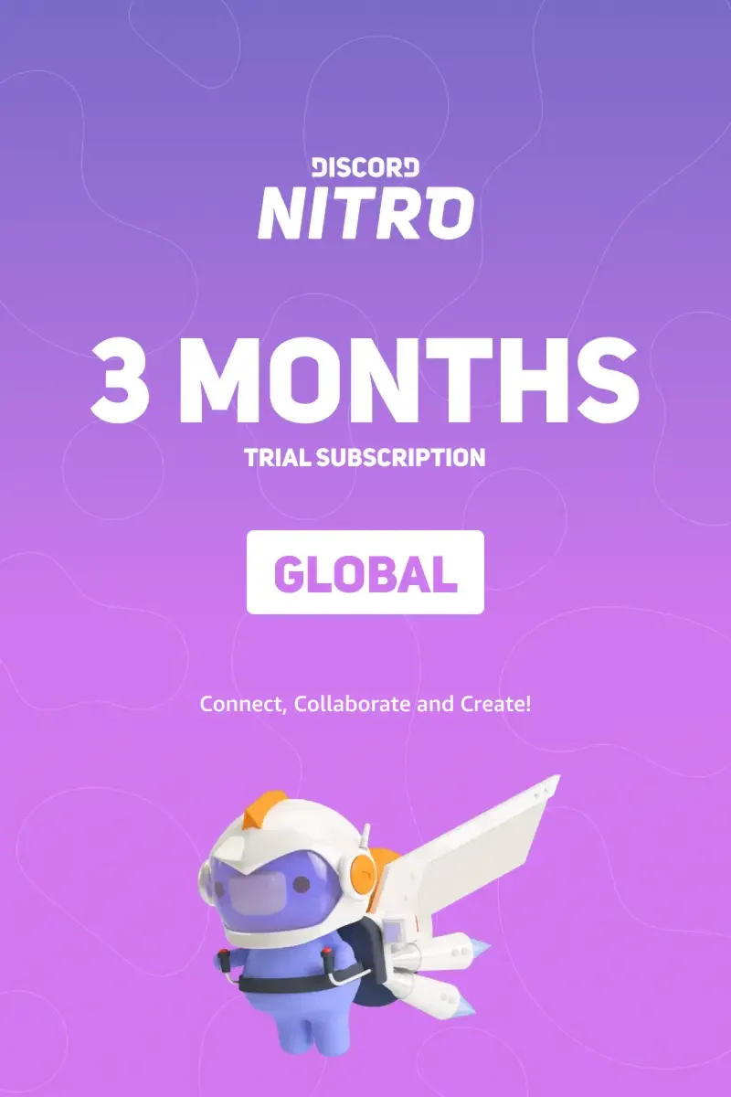 🖤 Discord Nitro Full 💜 3 месяца + 2 буста 🖤