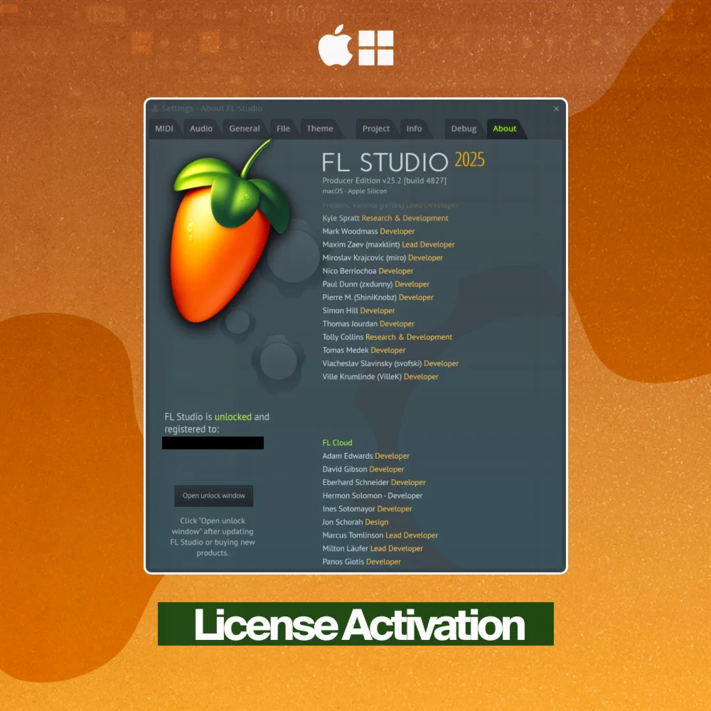 FL STUDIO 2025 PRODUCER EDITION [LICSENSE] Lifetime