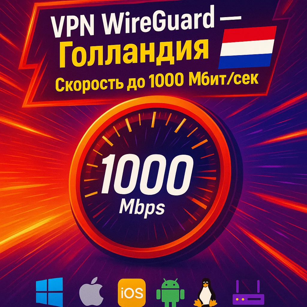 WireGuard VPN Netherlands | Automatic Setup | Unlimited