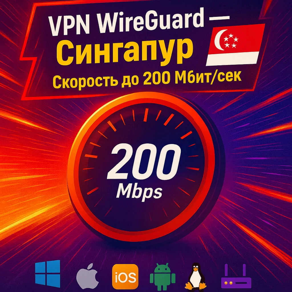 WireGuard VPN Singapore | Automatic Setup | Unlimited