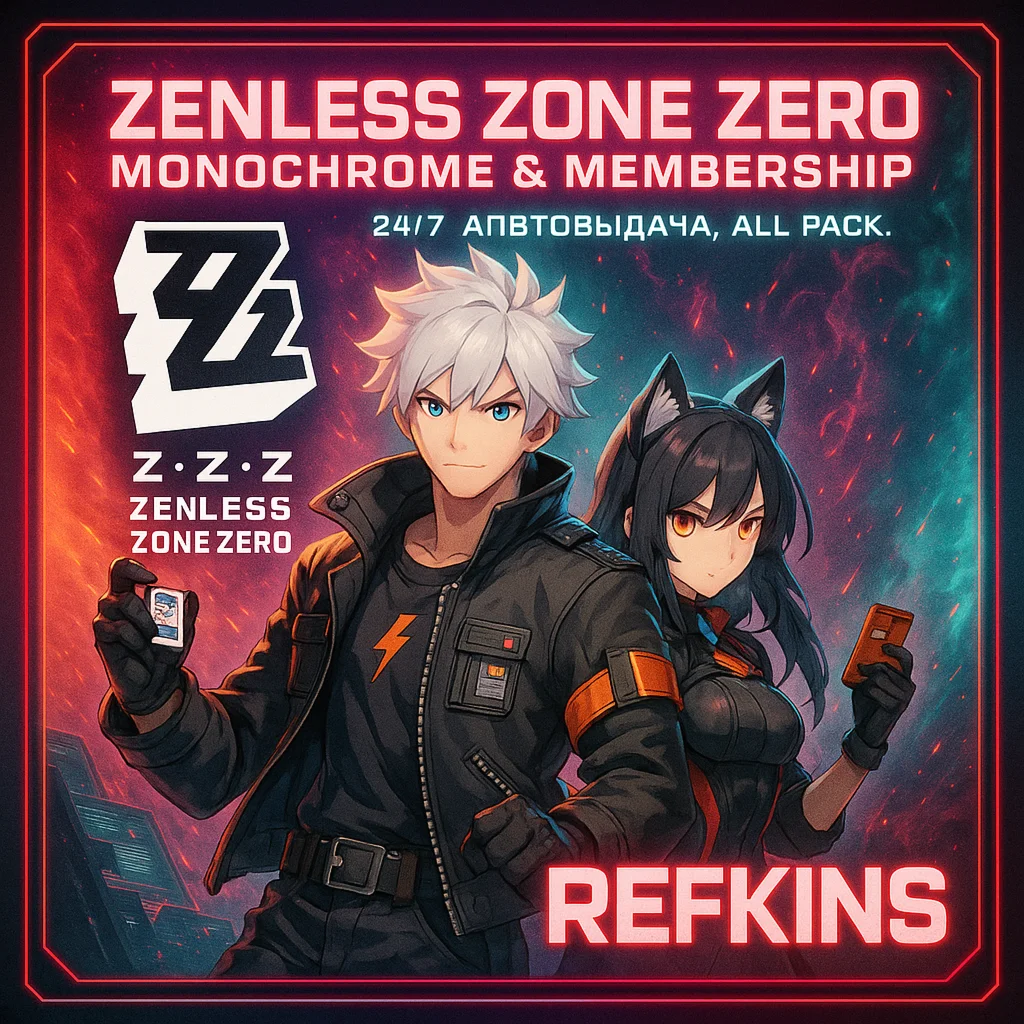 ZENLESS ZONE ZERO - МОНОХРОМЫ / ПОДПИСКА / ПАКИ | 24/7