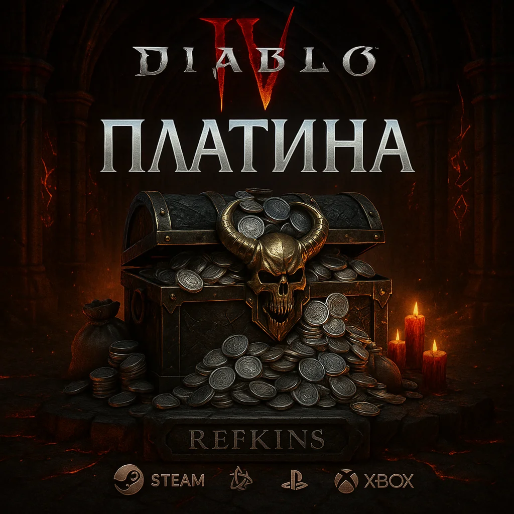 DIABLO IV/4 ПЛАТИНА PC ПК STEAM XBOX BATTLE.NET PS