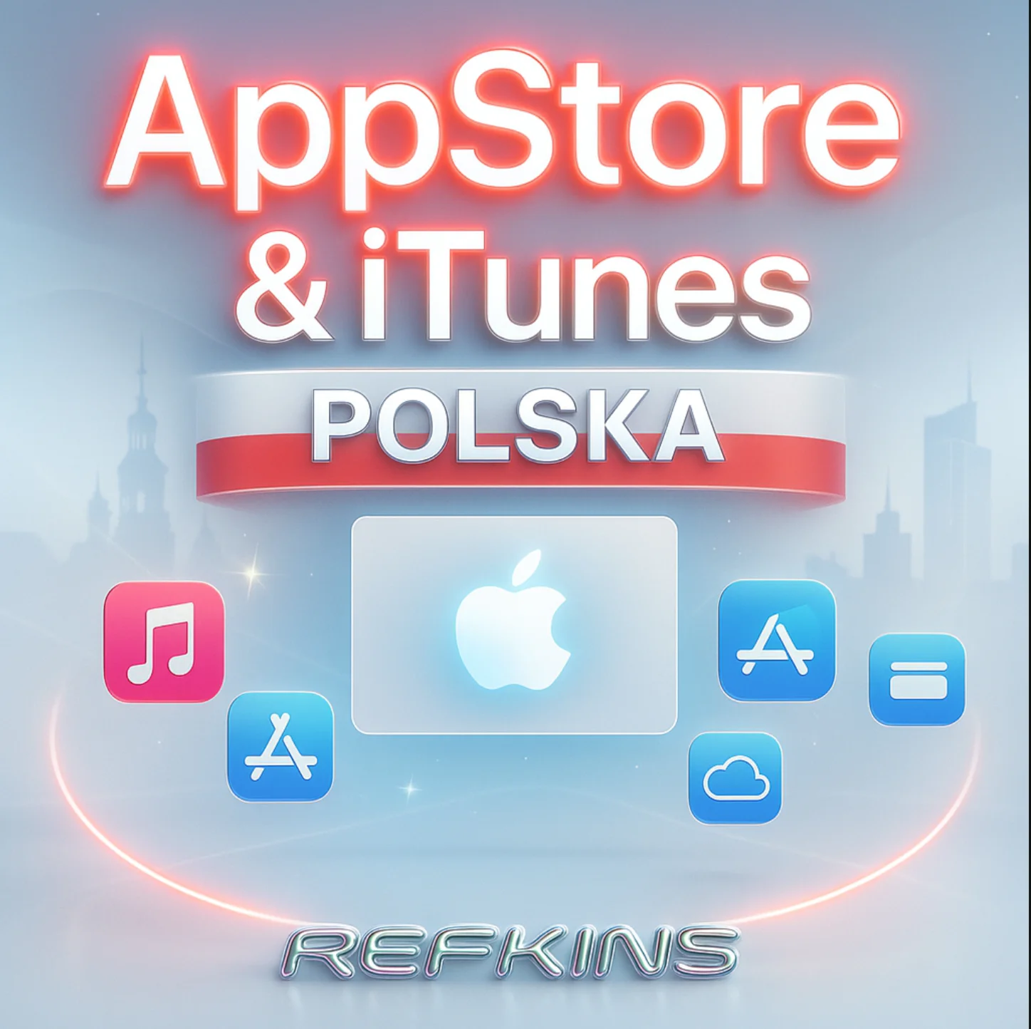 APPSTORE ITUNES APPLE ПОДАРОЧНАЯ КАРТА ПОЛЬША | СБП 0%