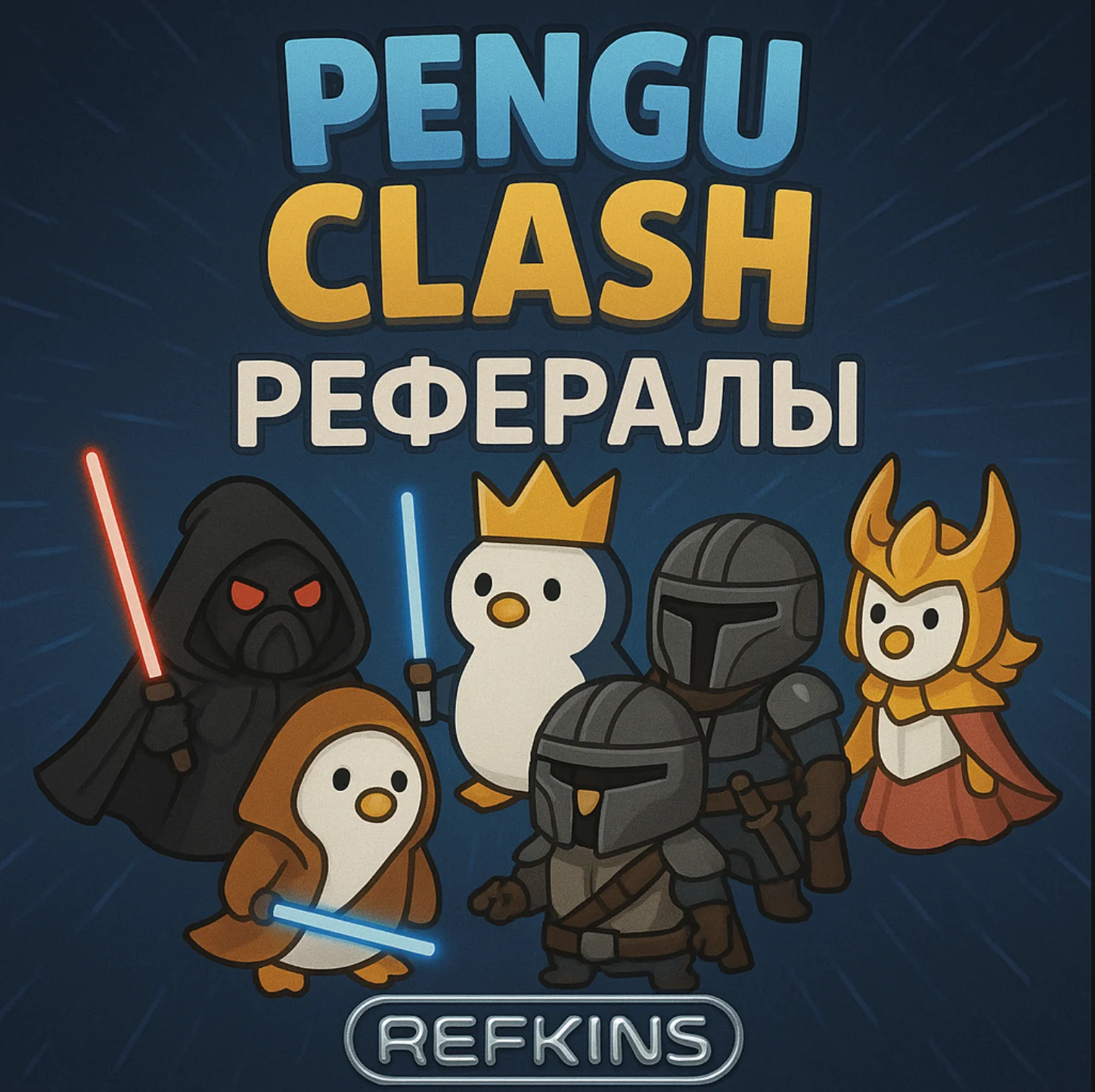 РЕФЕРАЛЫ PENGU CLASH @PENGU_CLASH_BOT БЫСТРЫЕ!