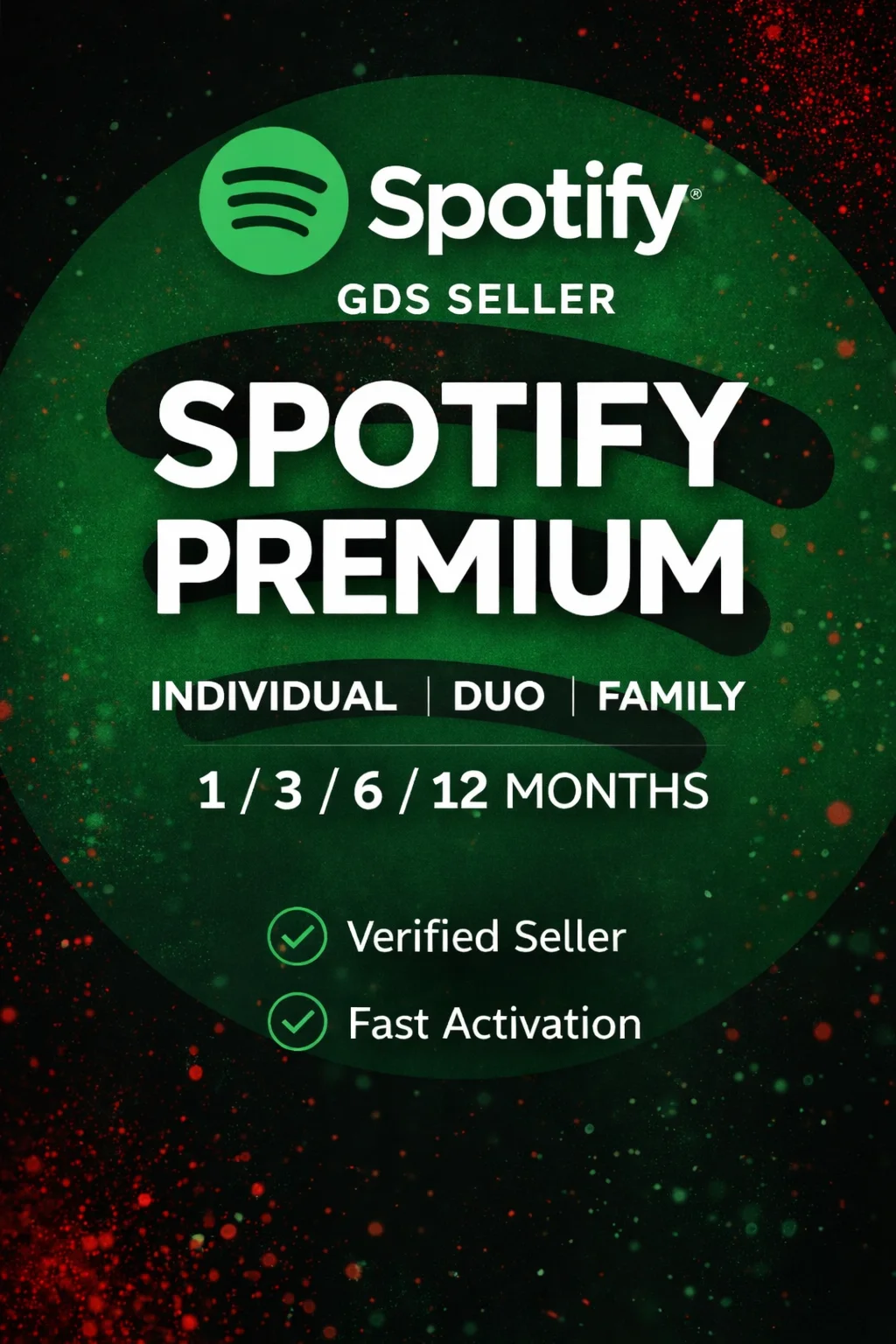 1/3/12/6 SPOTIFY PREMIUM INDIVIDUAL || DUO || FAMILY