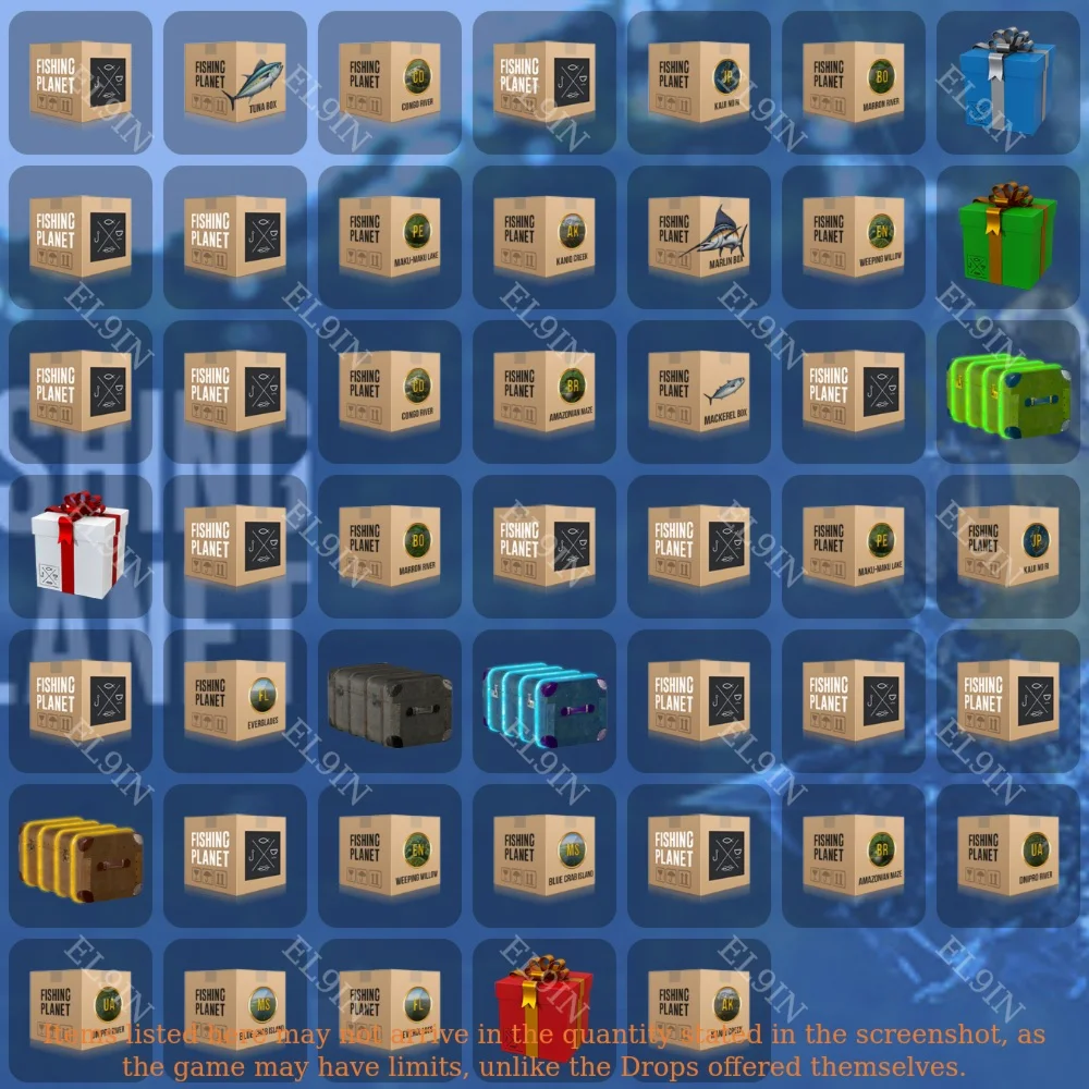 💥Fishing Planet💎Твич Дропс🌈47 предметов + 🎁