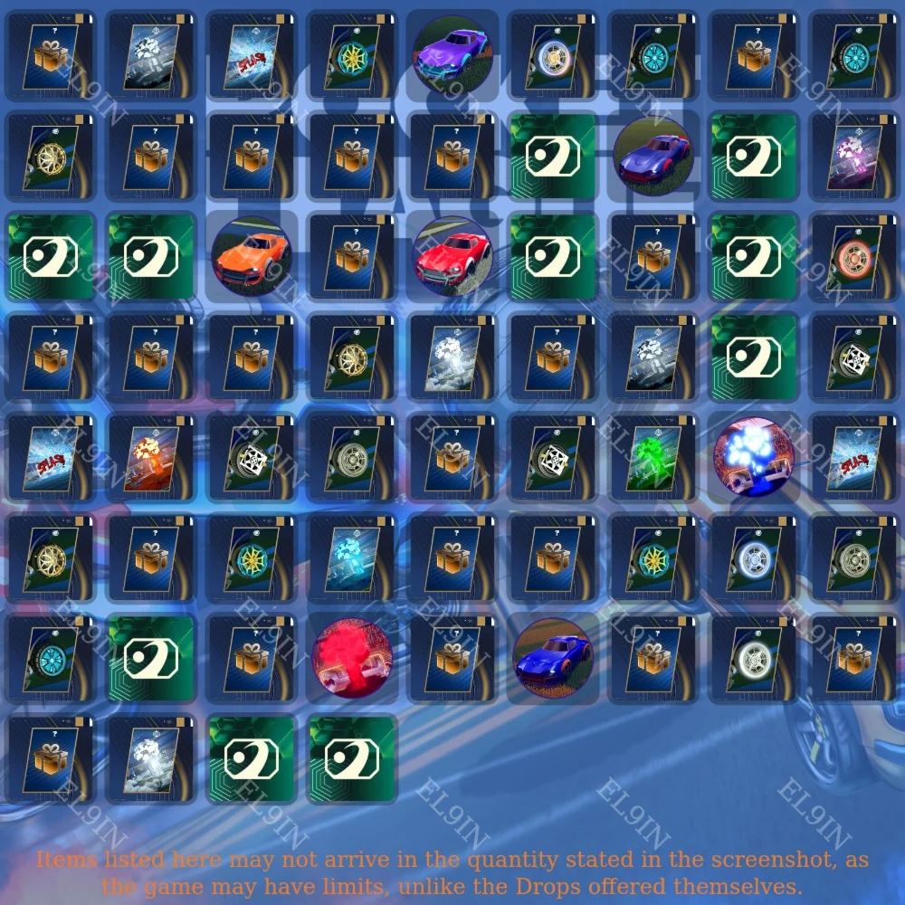 Rocket LeagueТвич Дропс67 предметов + 