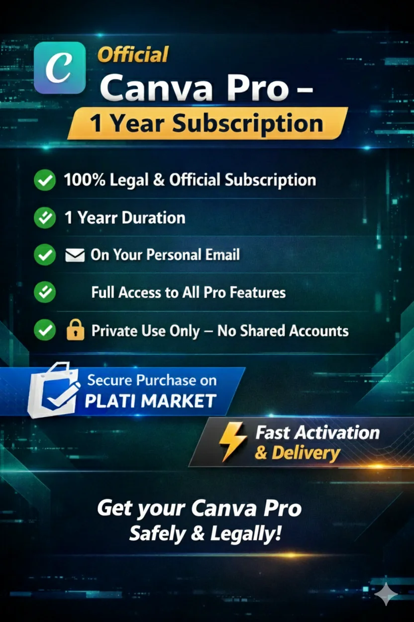 🚀 CANVA PRO – 1YEAR Subscription personal
