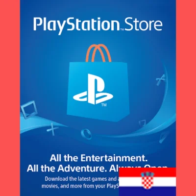 PLAYSTATION ПСН HR 50 EUR КАРТА ПОПОЛНЕНИЯ ХОРВАТИЯ