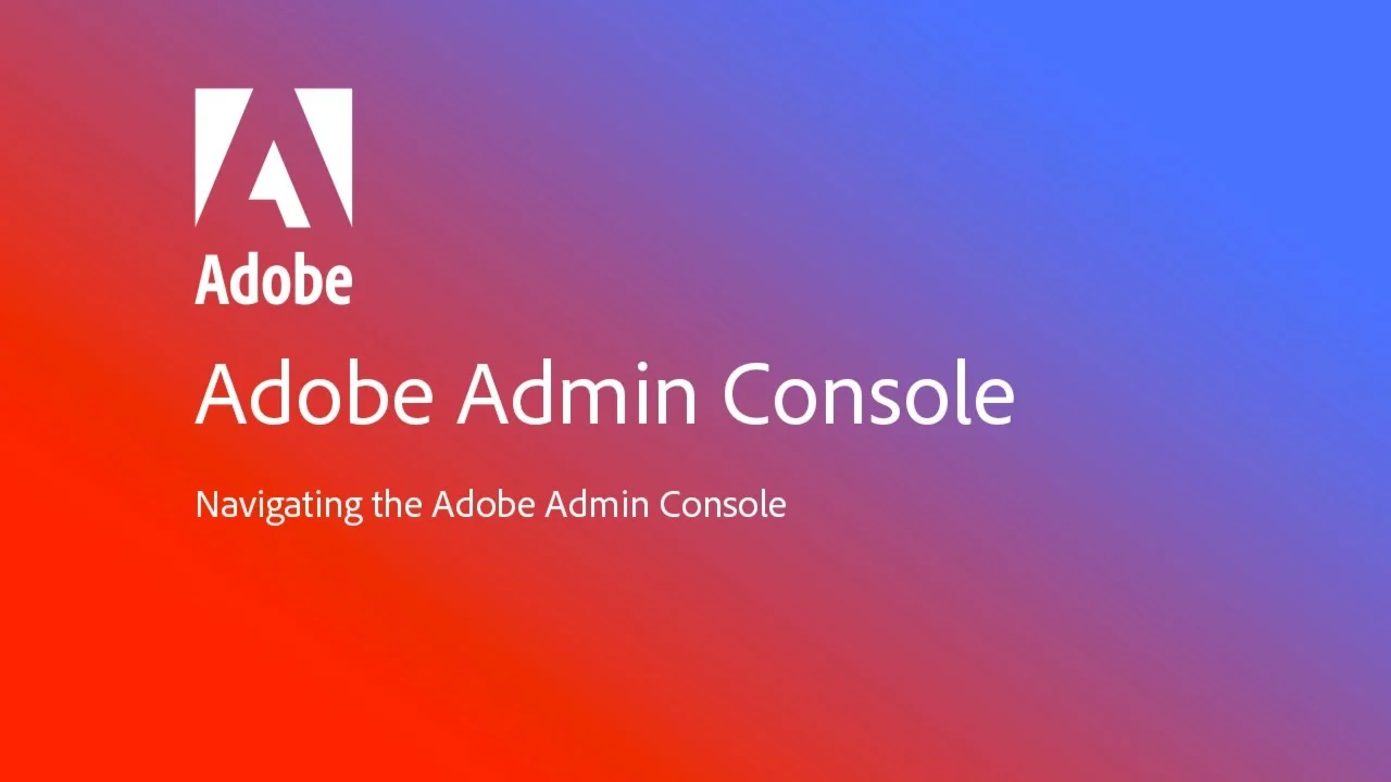 Adobe creative cloud 100 user admin console | 19-21 day