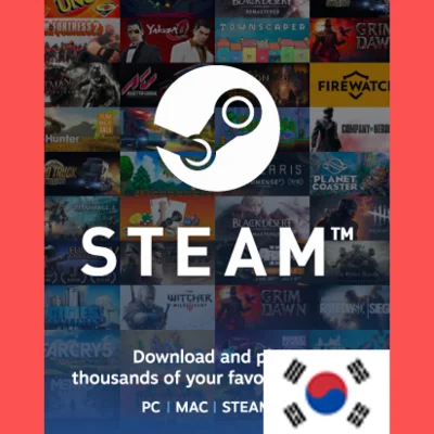 СТИМ KR 28,000 KRW КАРТА ПОПОЛНЕНИЯ ЮЖНАЯ КОРЕЯ КОД