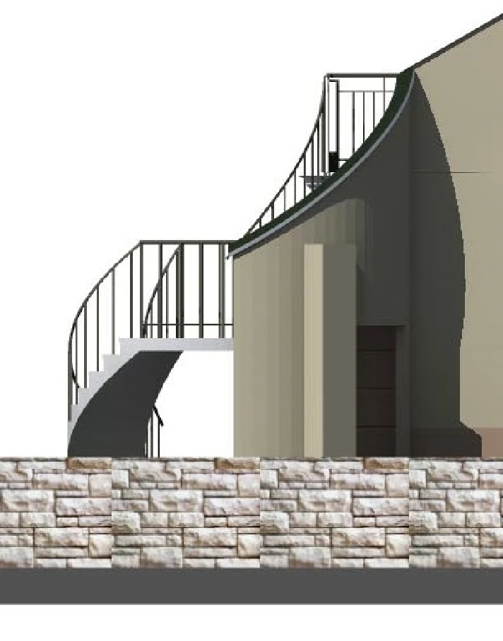 Metal staircase (DWG)