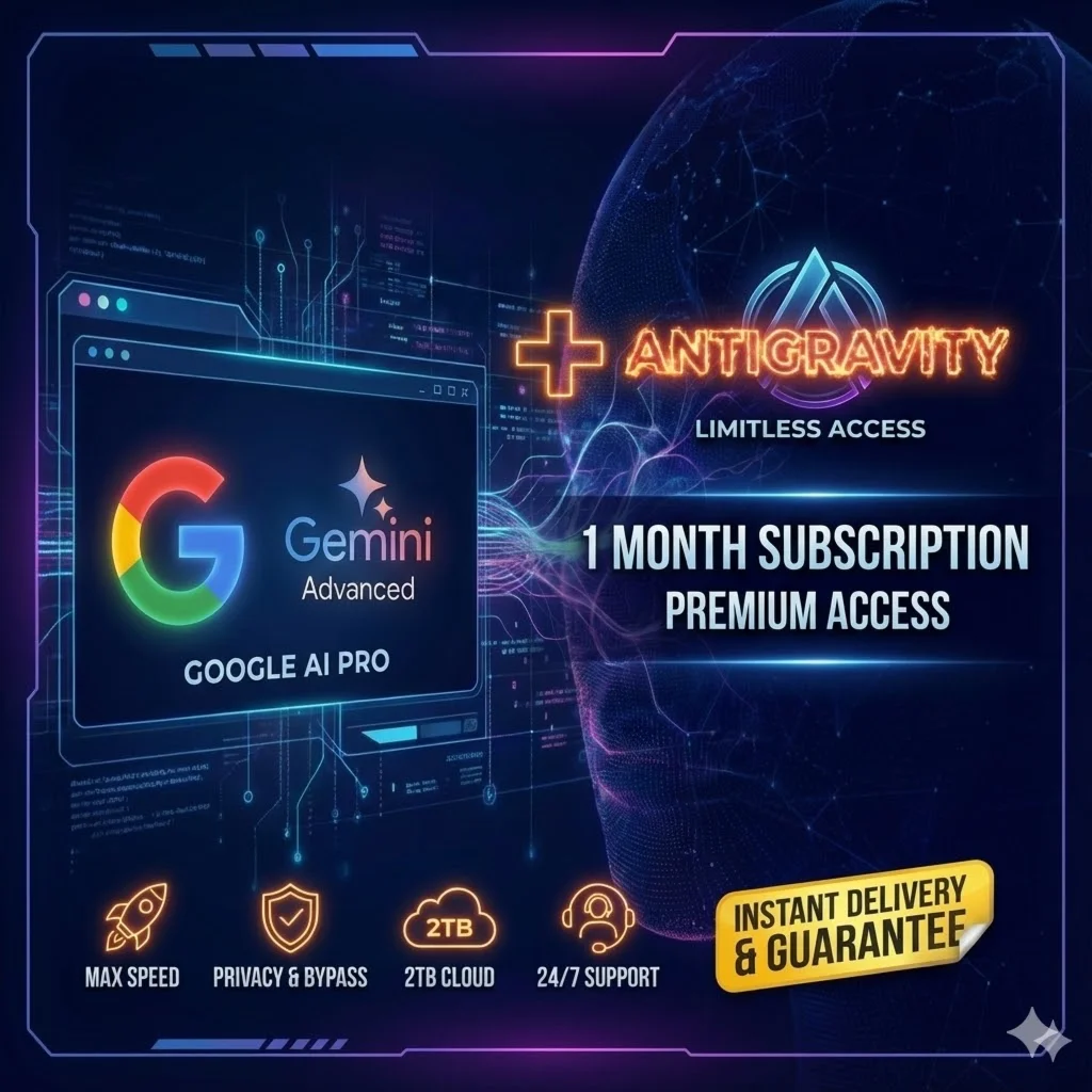 🚀 Google ANTIGRAVITY + Google AI Pro(Gemini) | 1 МЕСЯЦ