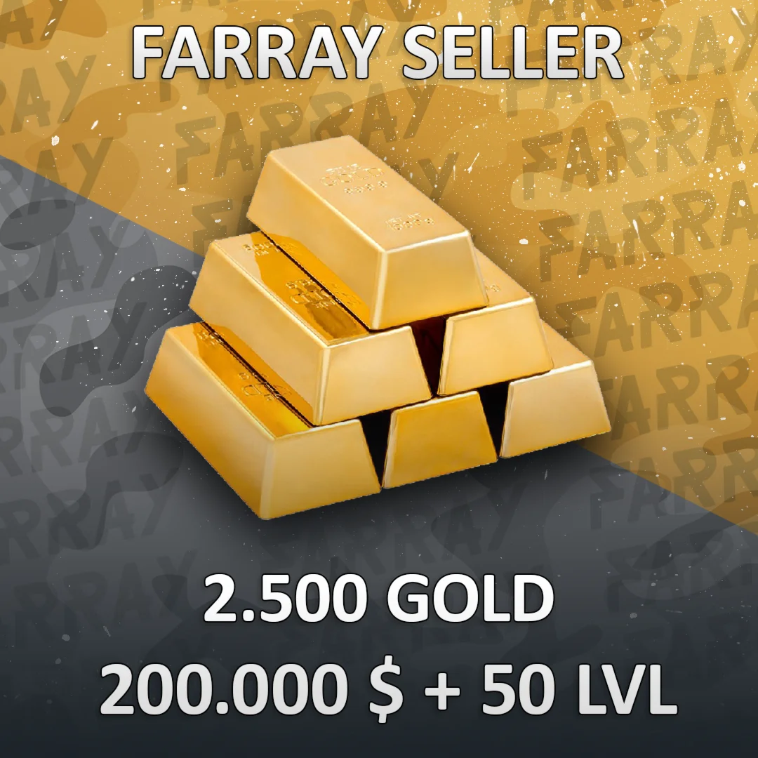 RDO • 2.500 GOLD + 200.000 $ + 50 LVL RED DEAD RDR2