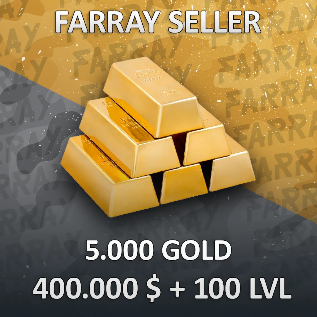 RDO • 5.000 GOLD + 400.000 $ + 100 LVL RED DEAD RDR2