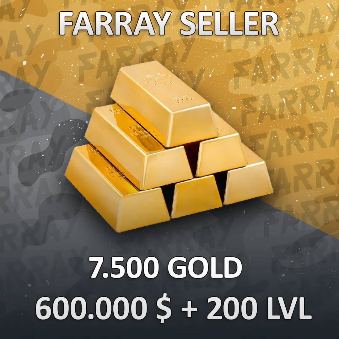 RDO • 7.500 GOLD + 600.000 $ + 200 LVL RED DEAD RDR2