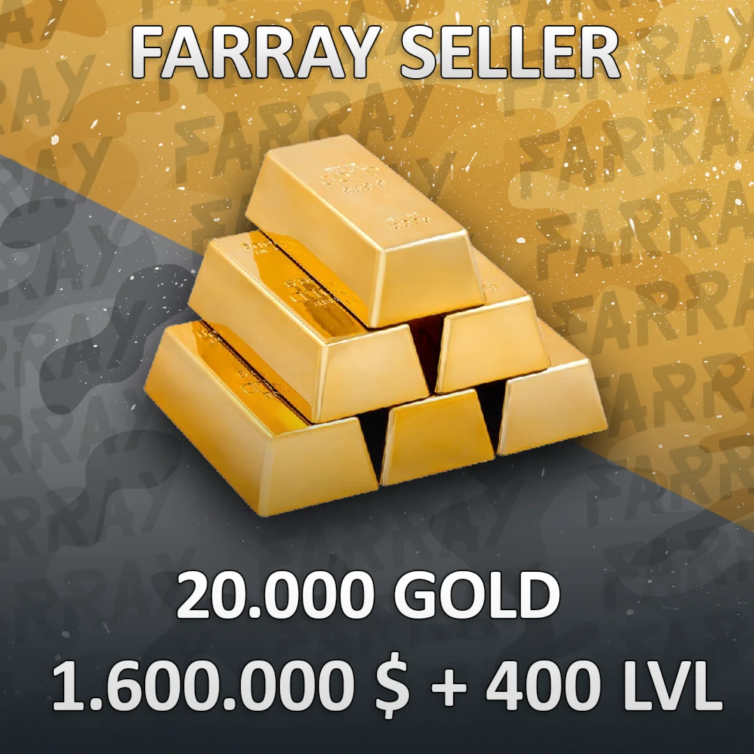 RDO • 20.000 GOLD + 1.600.000 $ + 400 LVL RED DEAD RDR2