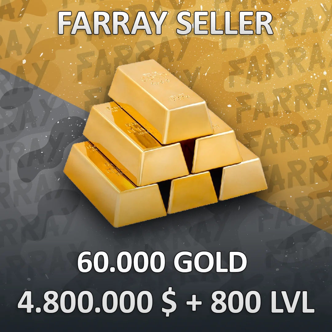 RDO • 60.000 GOLD + 4.800.000 $ + 800 LVL RED DEAD RDR2