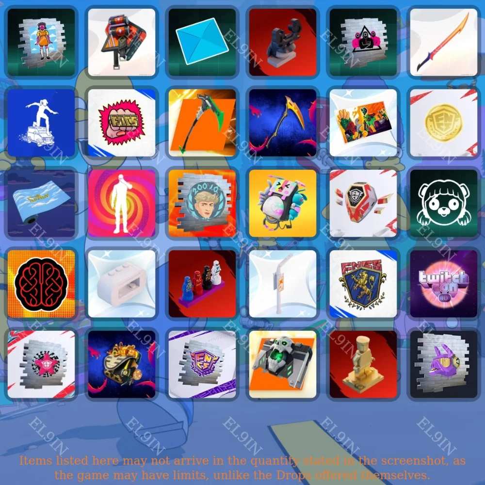 🌈Fortnite🌌Твич Дропс🥇30 предметов + 🎁