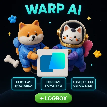 Warp – AI Терминал для Разработчиков, 1 Месяц