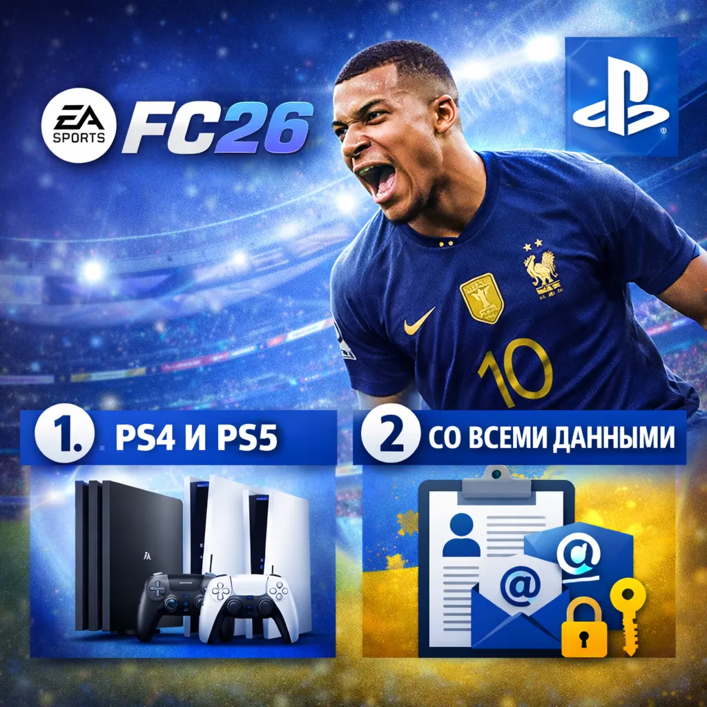 FOR SALE FC26PS4 and PS5 ACCOUNT (RUS) WARRANTY