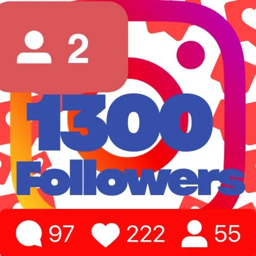 1300 followers on Instagram Guarantee
