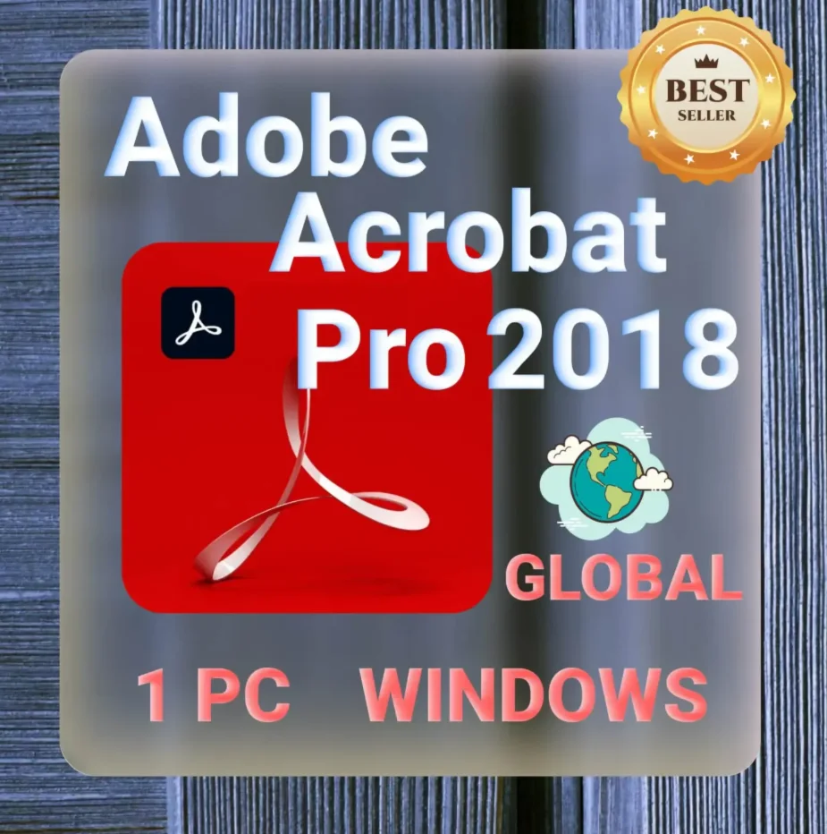 Adobe Acrobat Pro 2018 Windows 1 устройство пожизненно