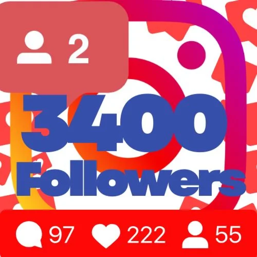 3400 followers on Instagram Guarantee