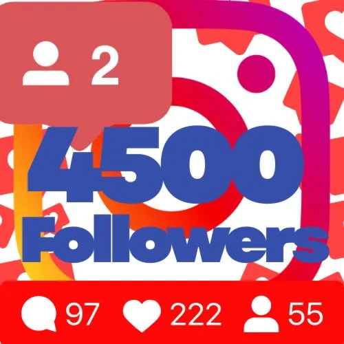 4500 followers on Instagram Guarantee