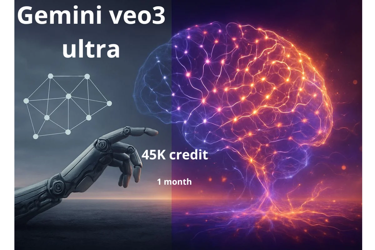 Gemini veo3 ultra 45K кредит 1 месяц (Личный счет)
