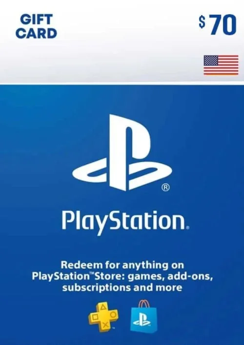 PSN USA карта пополнения на 70$ USD (USA)
