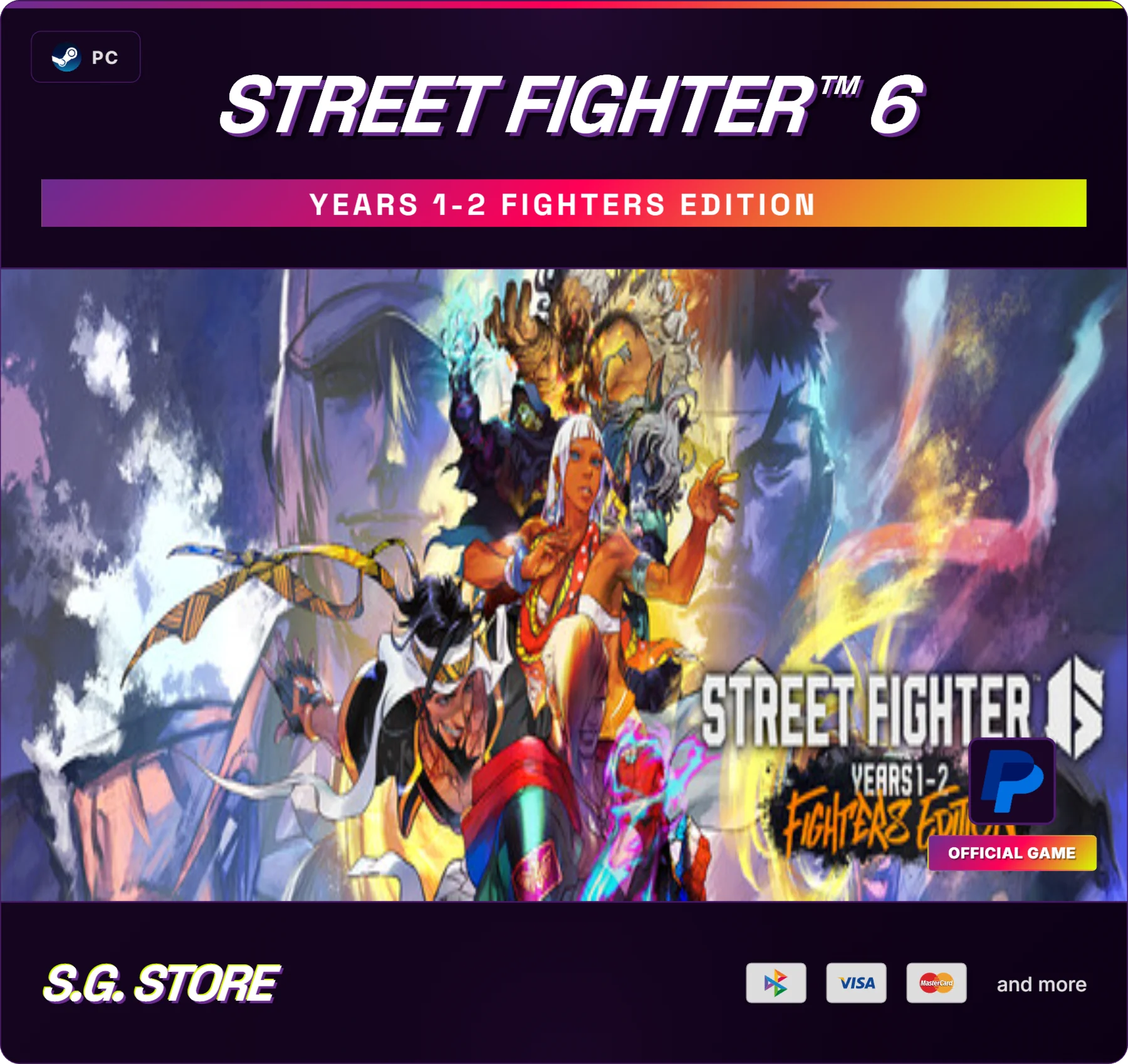 ️ Street Fighter 6 Years 1-2 Fighters E Steam Offline