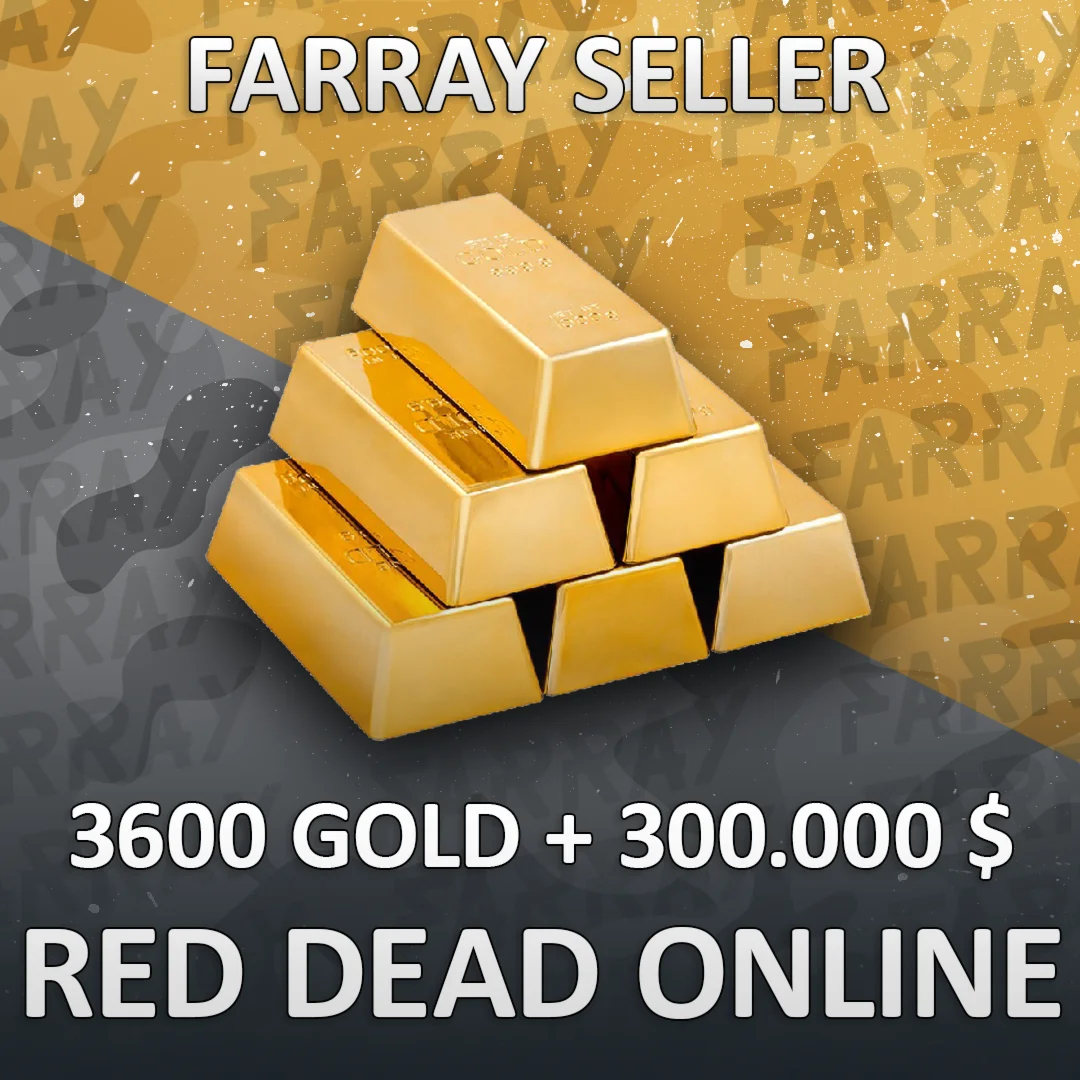 RDO • 3600 GOLD + 300.000 $ RED DEAD ONLINE RDR2