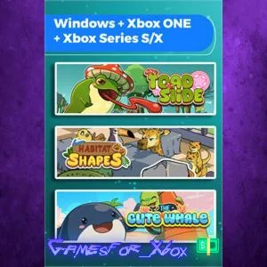 ️Toad Slide + Habitat Shapes + The Cute Whale Bun XBOX