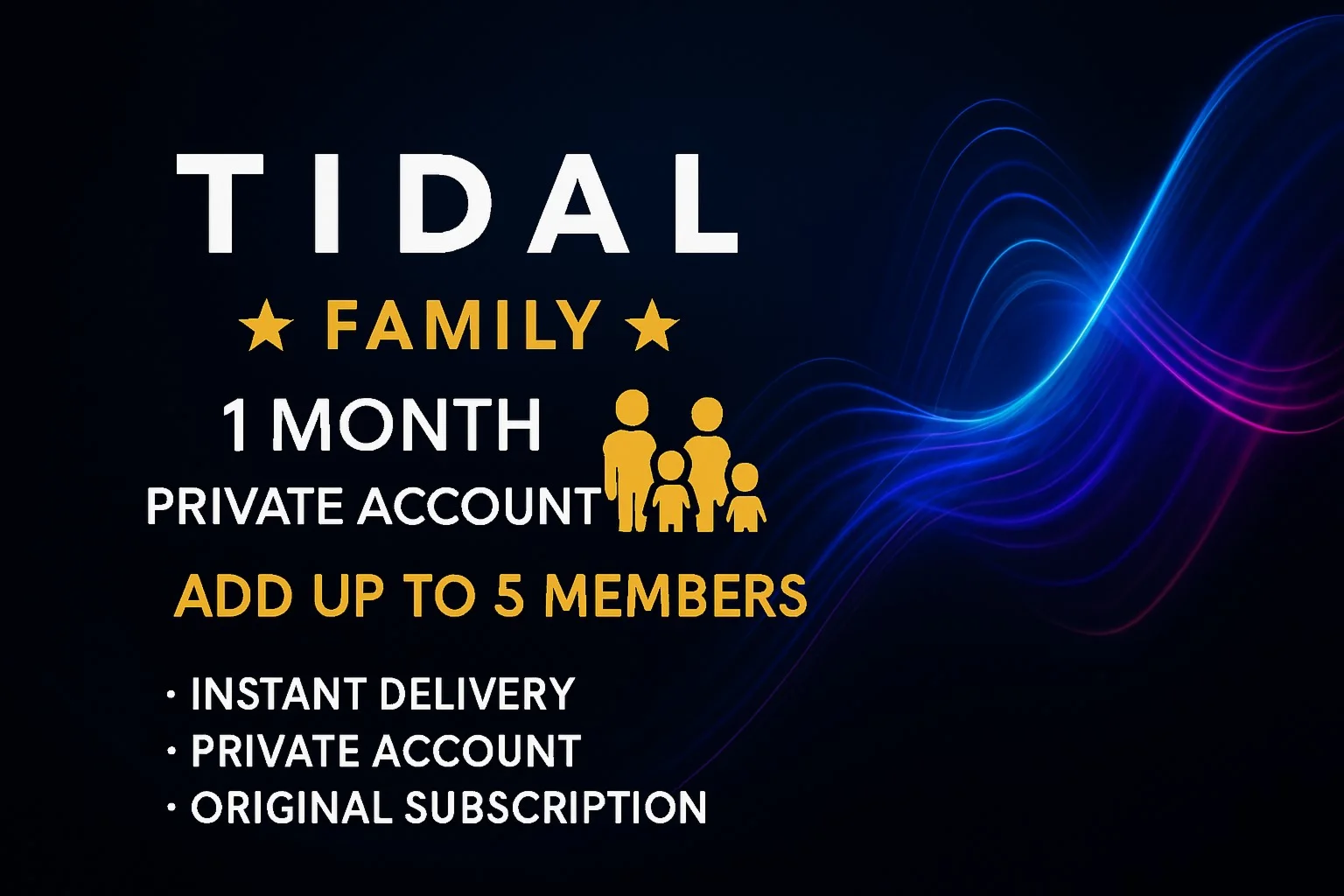 🎵🔥Tida⭐ family⭐1month⭐ private⭐ account 💥💯