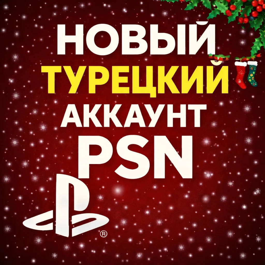 Новый Турецкий аккаунт PlayStation PSN ТУРЦИЯ