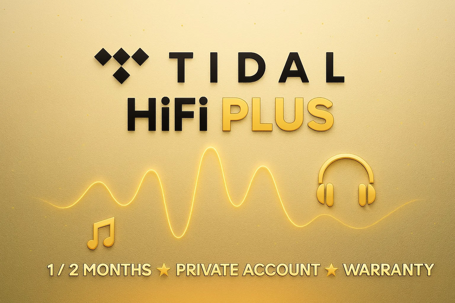 🎧🎵TIDAL HiFi PLUS ACCOUNT★⏳1/2 MONTHS★WARRANTY 💥💯