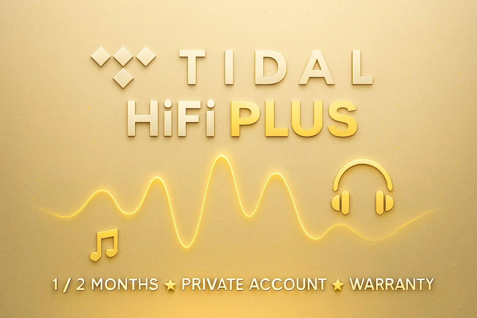 🎧🎵TIDAL HiFi PLUS ACCOUNT★⏳🎵1 MONTH★WARRANTY 💥💯