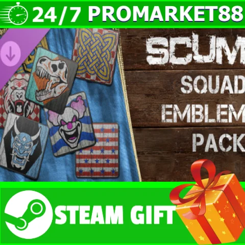 ️ВСЕ СТРАНЫ+РОССИЯ SCUM Squad Emblem Pack STEAM GIFT