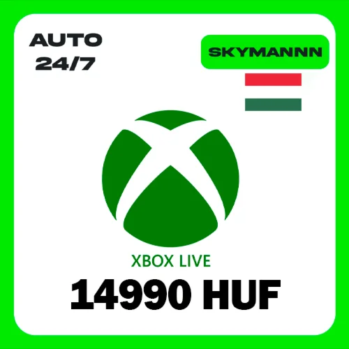 XBOX LIVE 14990 HUF ВЕНГРИЯ КАРТА ПОПОЛНЕНИЯ АВТО 24/7