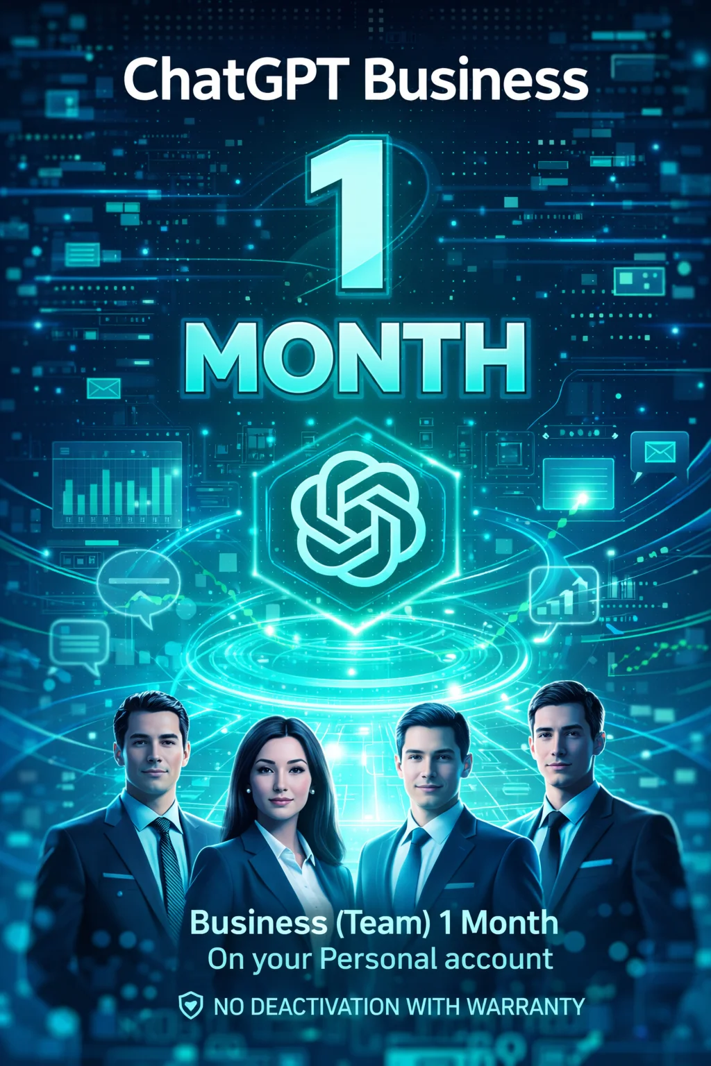 ChatGPT 1 месяц | Командный бизнес - полный аккаунт на