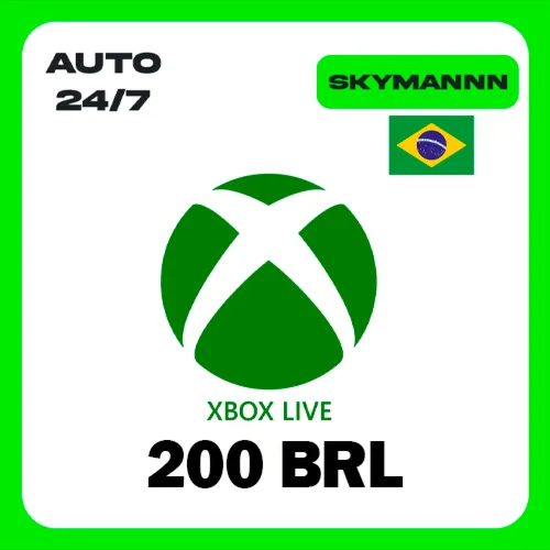 XBOX LIVE 200 BRL БРАЗИЛИЯ КАРТА ПОПОЛНЕНИЯ АВТО 24/7