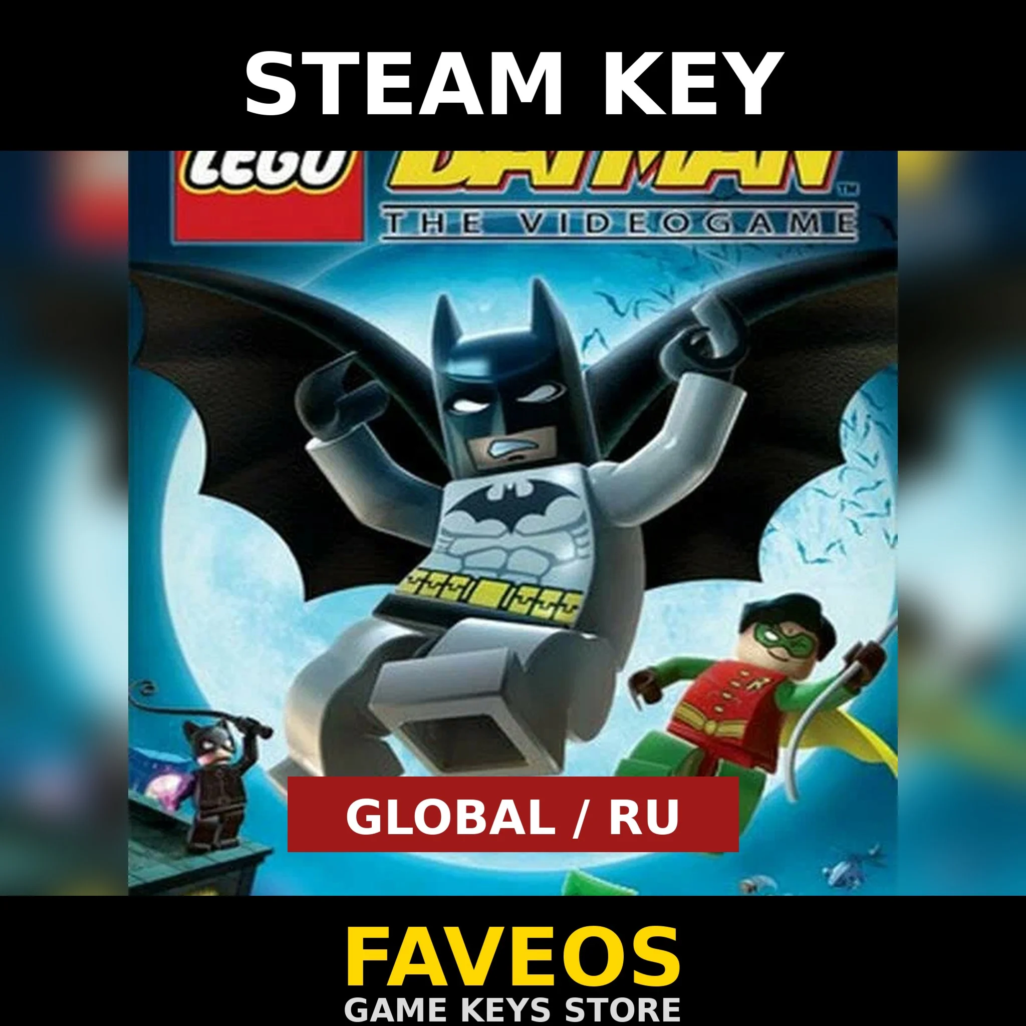 LEGO Batman: The Videogame | Steam key GLOBAL/RU